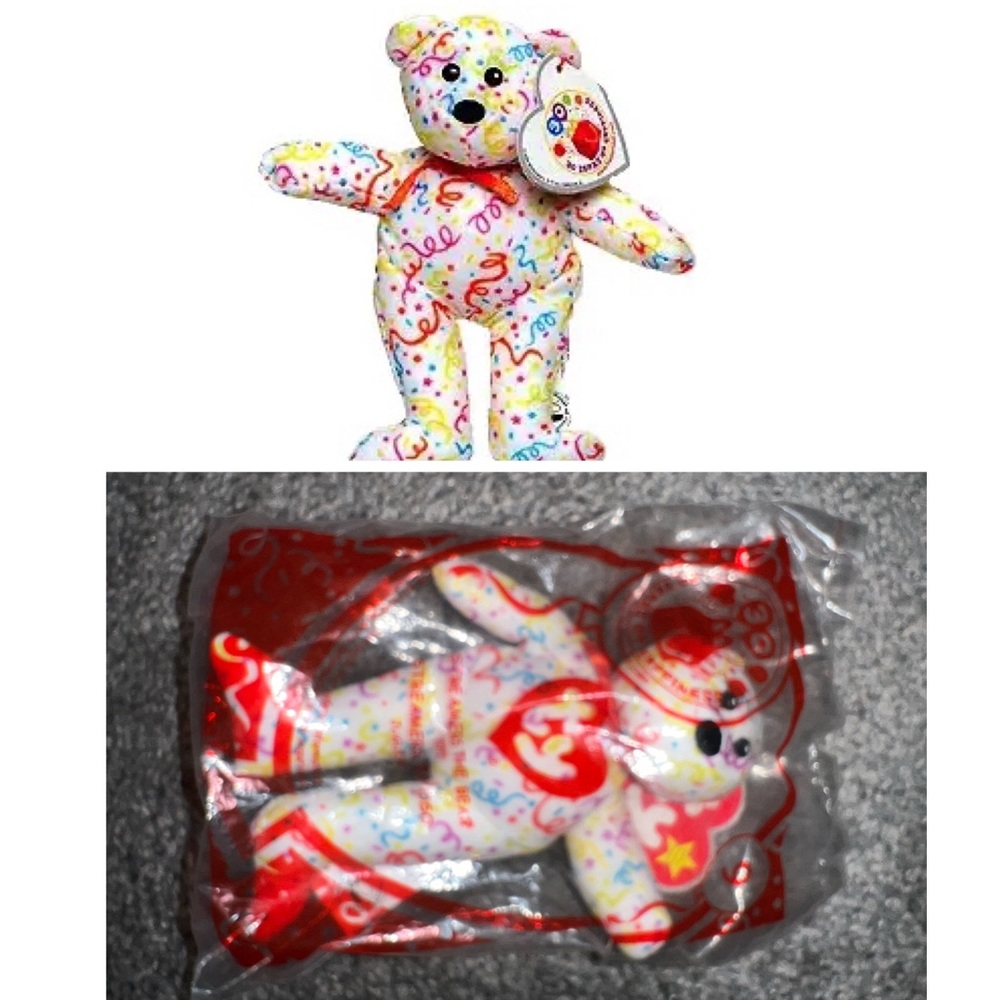 $2 MCDONALDS BEANIE BABY BEAR. VINTAGE IN PACKAGE. $2 WITH ANY $10 ORDER…